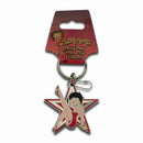 Metalowy brelok do kluczy z tworzywa sztucznego